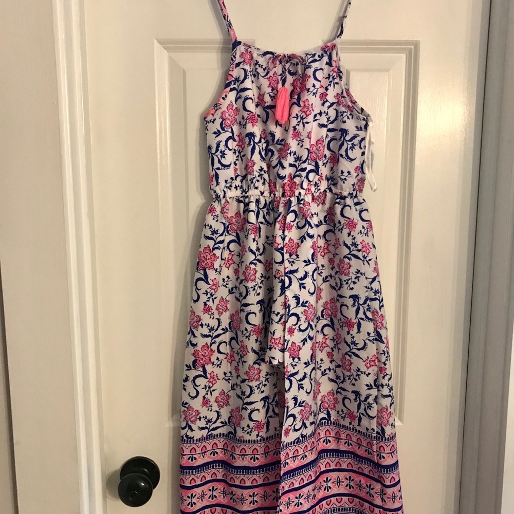 Floral Hi-Low Summer Dress